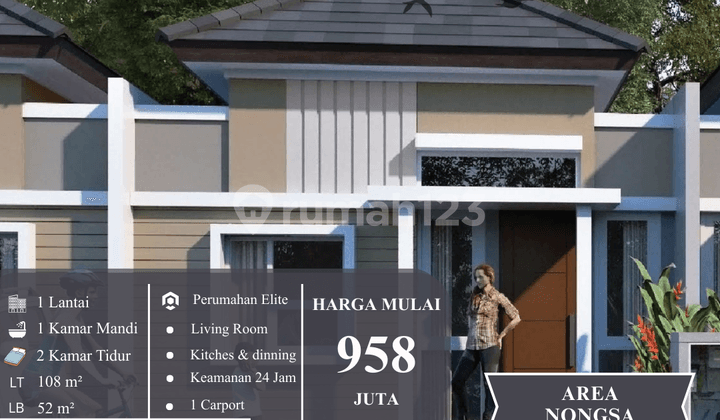 Beautiful Modern Minimalist Ready-to-Occupy House in Nongsa