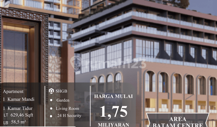 Apartment Premium Batam Center - Siap Jadi Mesin Cuan!