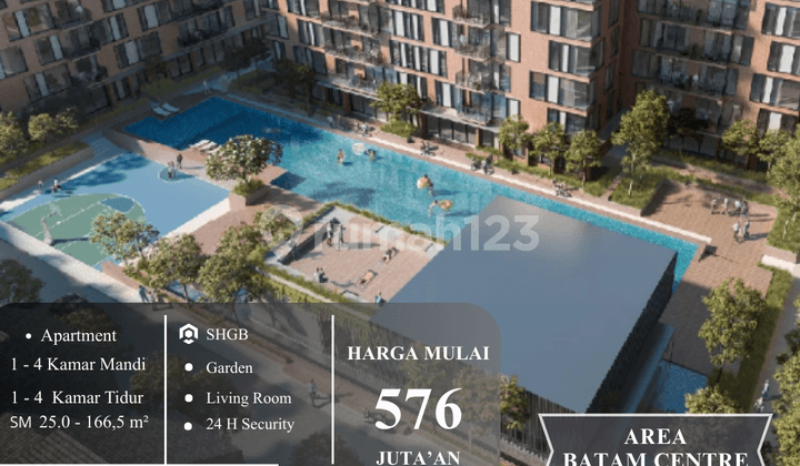 Apartment Mewah Elegant di Tengah Pusat Kota