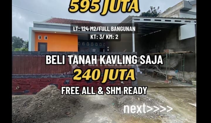 Tanah Kavling Siap Bangun di Gunungpati Semarang