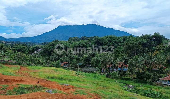 For sale contoured land at Puncak Cisarua, Bogor.