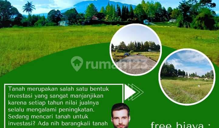 Land for sale in Cisarua Bogor, near Gayatree, alternative to Puncak Cisarua Bogor.