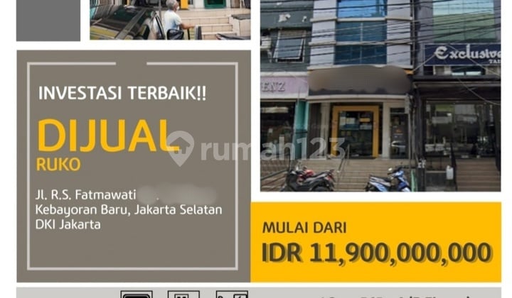 A278 Jual Ruko Bagus Murah di Jalan Raya Rs Fatmawati Kebayoran Baru A278 Jual Ruko Bagus Murah di Jalan Raya Rs Fatmawati Kebayoran Baru