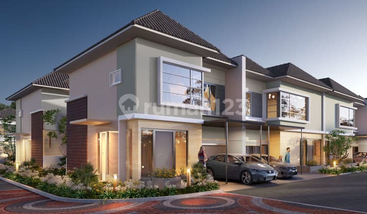 Rumah Dijual 2 Lantai Furnished Golf Island 4kt 4wc Rp 3.9 Milyard Nego