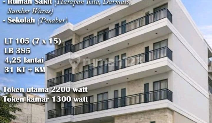Dijual Kos Eksklusif Area Tomang