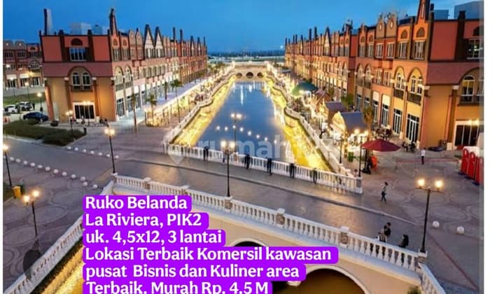 Ruko Viral Belanda La Rivierra Siap Jual Murah