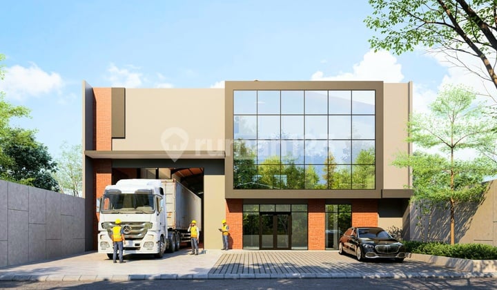 New Modern Tropical Style Warehouse in Kunciran Tangerang