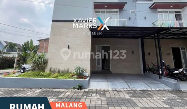 Dijual Rumah Hook Modern 2Lt Bonus Wifi dan Furnish Siap Huni Lingkungan Aman dan Tenang Dg One Gate System Dekat Exit Tol Karanglo dan Kota Batu Akses Mudah ke Kampus Umm di Singosari Malang Kota H192