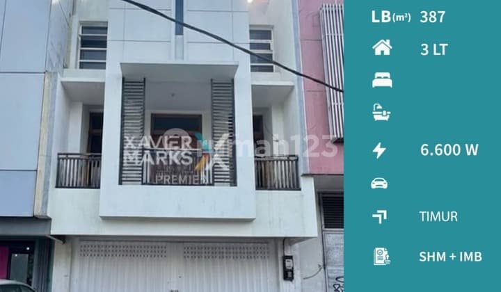 Dijual Ruko Minimalis 2Lt Kondisi Bagus Terawat Ada Area Parkiran Siap Pakai Lokasi Strategis Tengah Kota Dekat Kompleks Panorama Square dan Cocok untuk Bank atau Studio Akses Mudah ke Fasum Lainnya di Poros Jalan Ahmad Yani Malang Kota H208