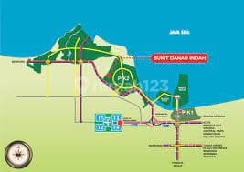 Dijual kavling Bukit Danau Indah uk 300m2 di pik2