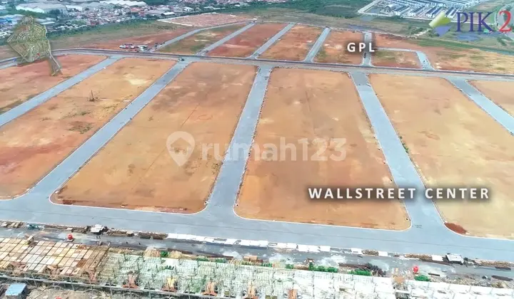 Dijual Kavling Komersil Wallstreet pik2 uk 400m2