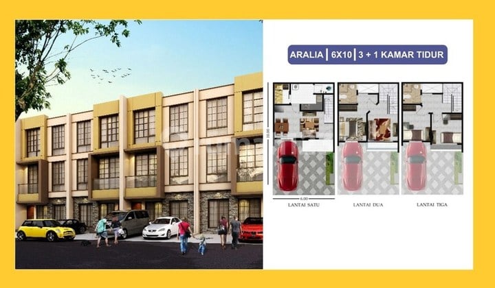 Dijual Rumah Cluster Arcadia Uk 6x10 Type Aralia, Pik2