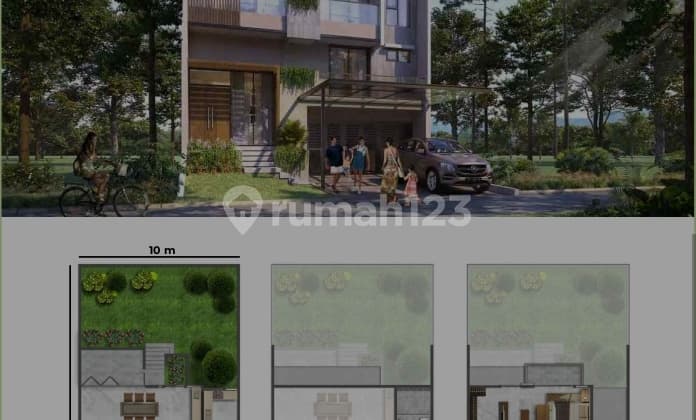 Dijual Rumah Cluster Simprug Residences Uk 10x25 Badan Type Kuta