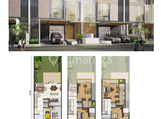 For Sale: The Mozart Signature Cluster House, Size 10x30, Chrysant, PIK