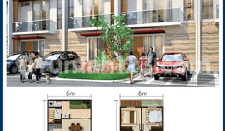 Dijual Rumah Cluster Atlanta Type Rosemary 6x15 Pik2