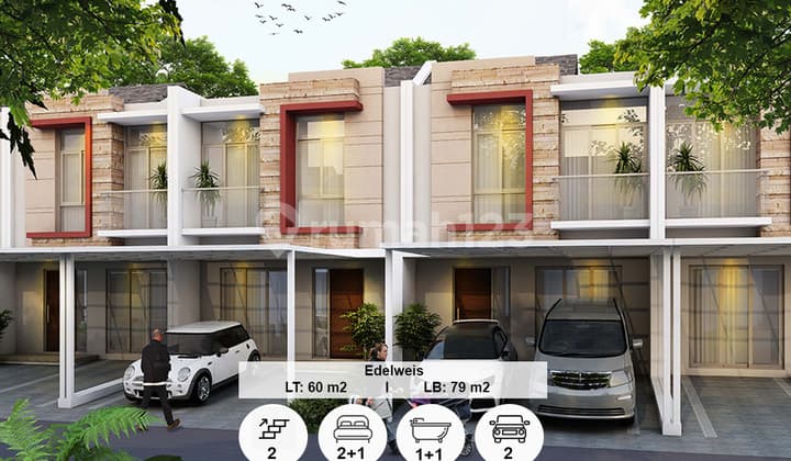 House in Hawai Paradise Cluster Size 6x10 Position Badan Pik2