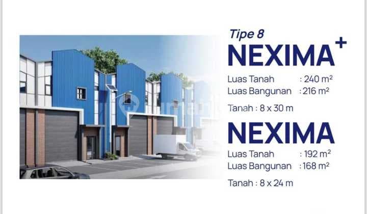 Gudang Luxima 4 In 1 Laksana Business Park Tahap 2 Tipe Nexima B