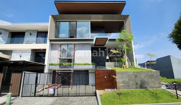 Dijual Rumah Baru Smart Home Facade Marmer mewah BUKIT Golf Mediterania Citraland