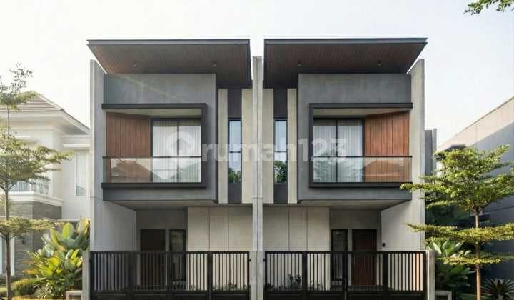Dijual Rumah New Gress Klampis Semolo Surabaya - New Minimalis, Row Jalan 3 Mobil