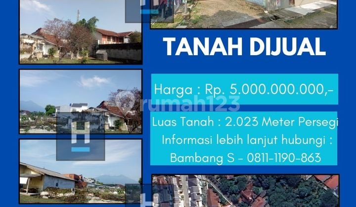 Tanah Komersial Jl. Sekip Lawanggintung Bogor Selatan