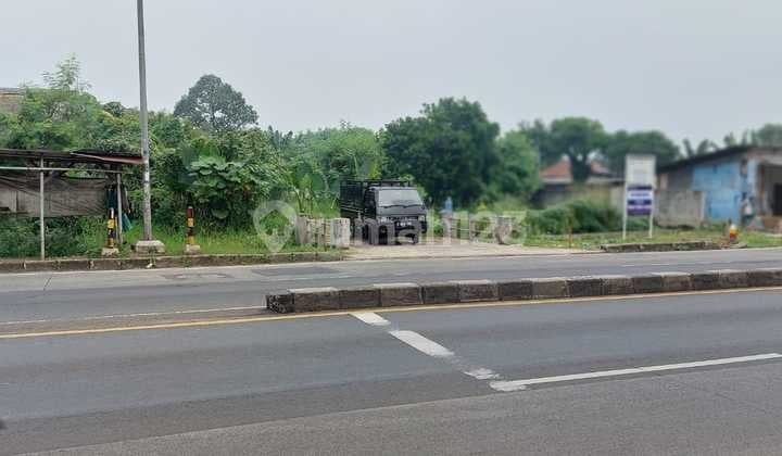 Disewakan Tanah Kavling di Pinggir Jalan Raya Parung Bogor