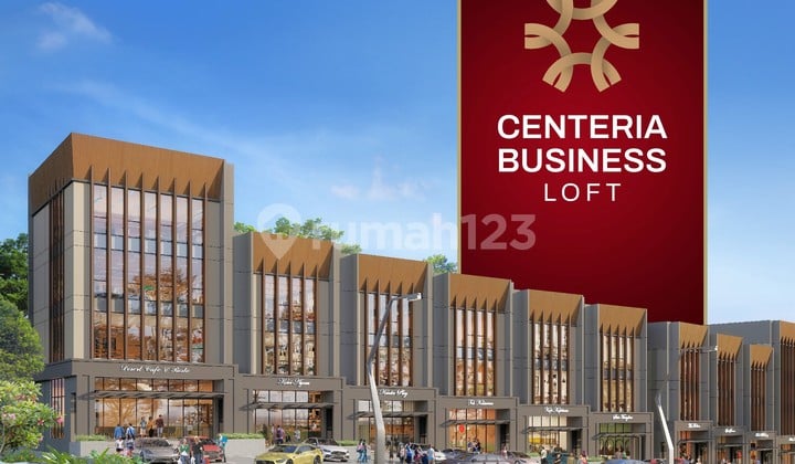 Limited Ruko Brand New 3Lt 8X15 Centeria Business Loft Boulevard Utama Summarecon Bogor