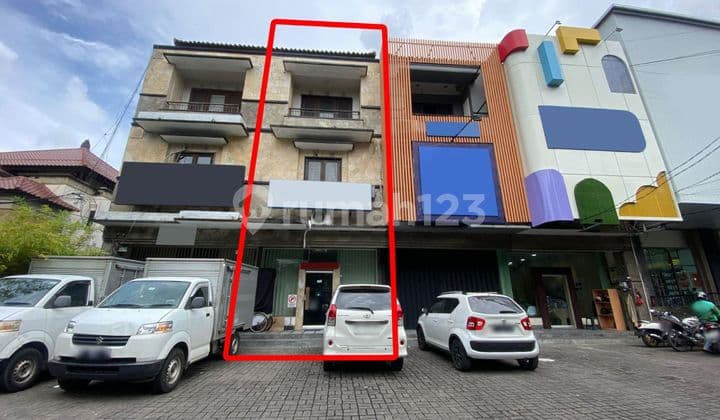 For Sale Rare 3-Story Shophouse on Main Road Puputan Renon