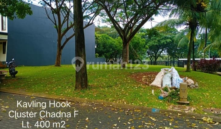 Harga special. Kavling hoek Avani. Cluster Chadna