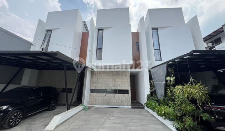 Rumah Modern 2lt 100m Ke St. Lrt Jtbening Di Curug Pd Kelapa