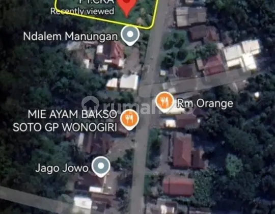 Cangkringan Area Wisata Pekarangan Siap Bangun