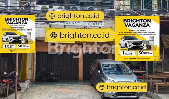 RUKO KREKOT PASAR BARU JAKARTA PUSAT - 3 1/2 LANTAI