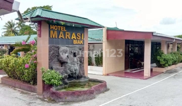 Di Jual Cepat Hotel Masih Beroperasional 1 Lantai di Kota Biak Papua