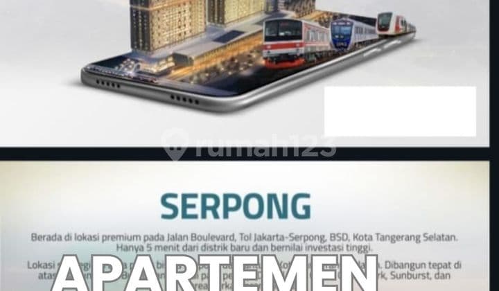 Samesta Mahata Serpong Apartemen Tod Terintegrasi Stasiun KRL Rawa Buntu