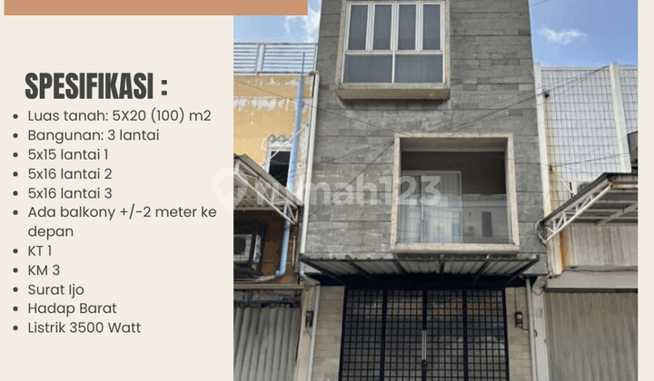 For Sale Ngagel Jaya Shop House