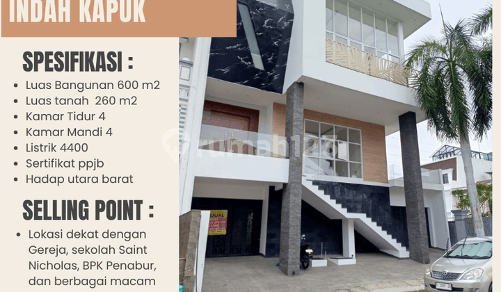 Dijual Rumah Area Premium di Pantai Indah Kapuk