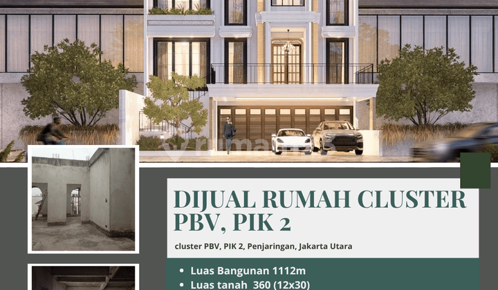 Dijual Rumah cluster PBV, PIK 2