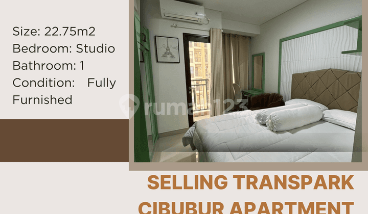 Selling Transpark Cibubur Apartment Fully Furnished