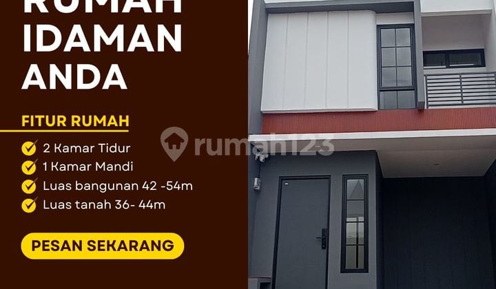 Rumah 2 lantai harga 1 lantai jutaan, deket Pondok Cabe, Ciputat, dan Pamulang