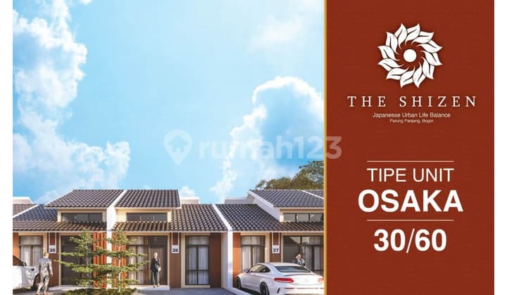 Rumah MEWAH Murah The Sizen - Free DP & biaya2 Selangkah ke stasiun parung panjang Dan tol Legok