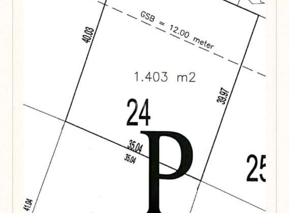 Kavling Bukit Golf Bsd City, Lokasi Bagus Jarang Ada Luas 1403m2