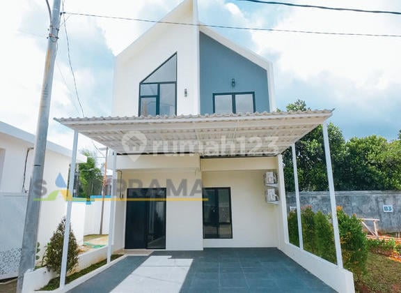 Rumah 2 Lantai Dalam Cluster Pamulang Banyak Kamar Elnra