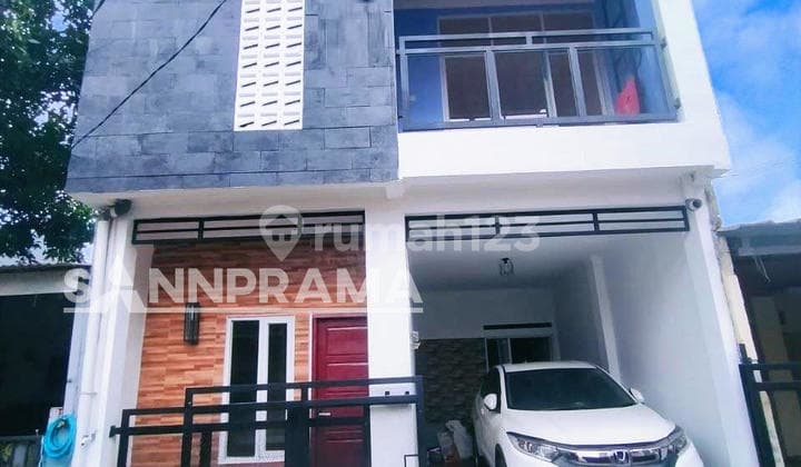 Rumah 2 Lantai Dalam Cluster Pinggir Jalan Cinangka Free Biaya2