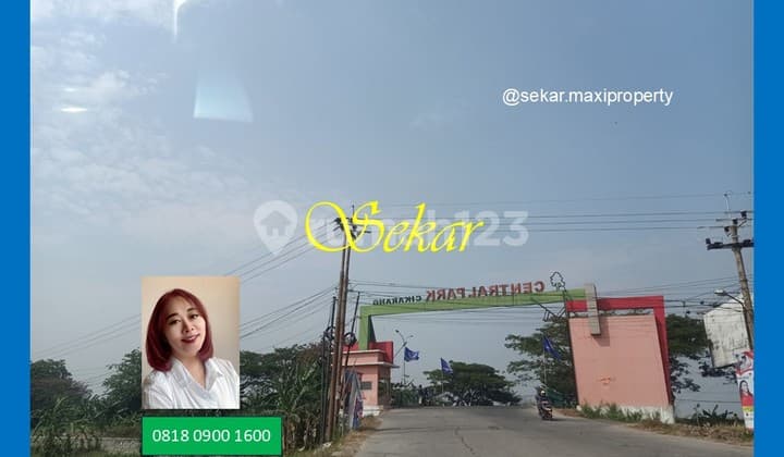 For Sale Tanah Komersial Depan Perumahaan Central Park Cikarang