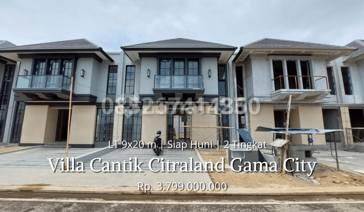 For Sale Luxury House in Citraland Complex Gama City Beautiful Villa
