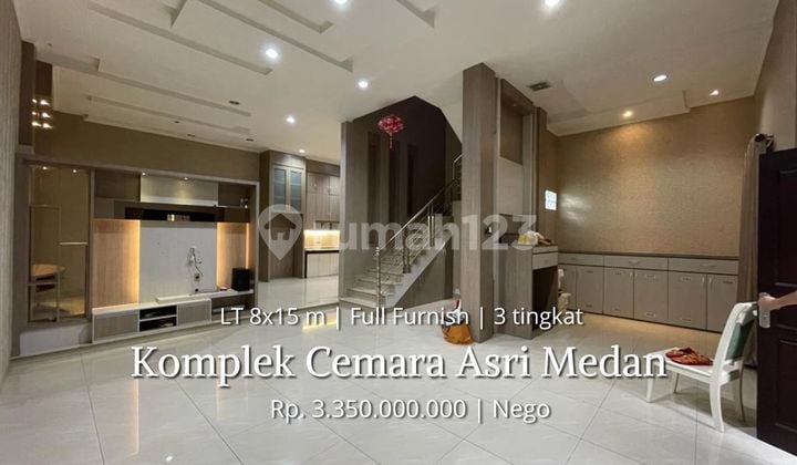 Dijual Cepat Rumah Komplek Cemara Asri Mewah Full Furnish