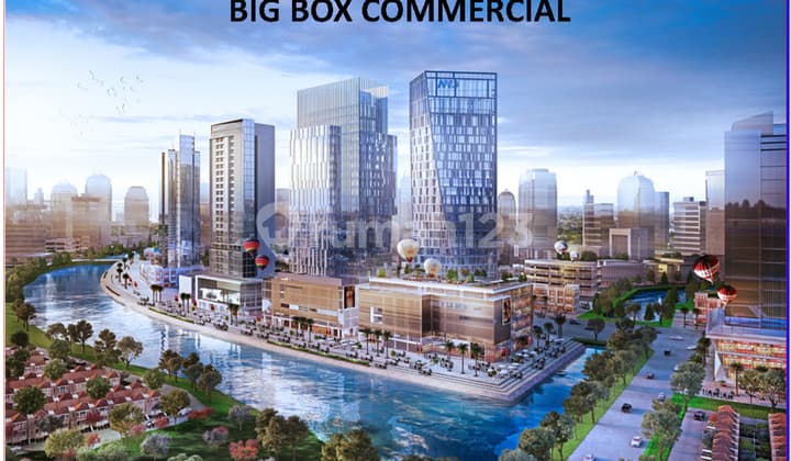 Kavling Komersial Big Box Pik2 Luas 1.200M Termurah