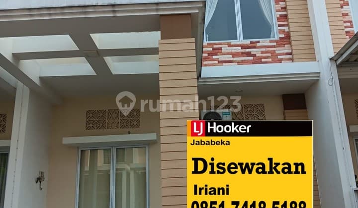 Disewakan Rumah Furnished Cluster Candi Jababeka