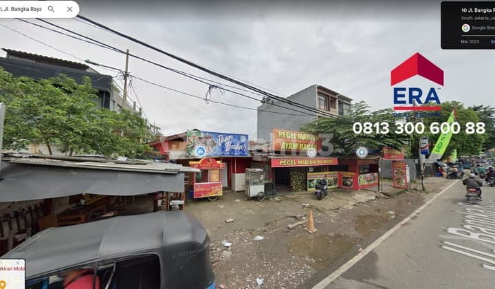 Tanah Komersial Jalan Bangka Mampang Prapatan Bentuk L Besar, Strategis, Untuk Perumahan Cluster Kecil Atau Office, Rumah Sakit Dll