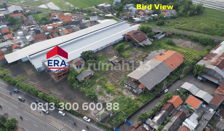 Jual Ex Pabrik di Sidoarjo Sangat Strategis Lebar Depan 112M