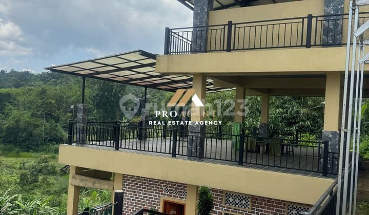 Dijual Tanah 1 Ha Bonus Bangunan di Jalan Pasir Halang, Sukabumi